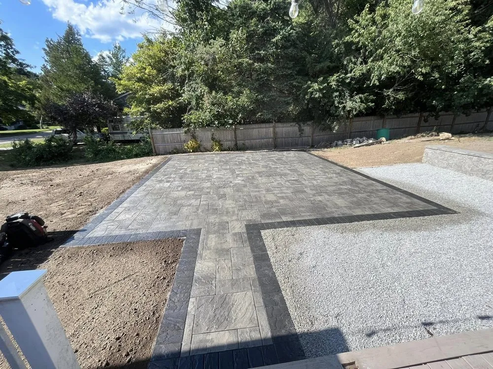 Custom outdoor landscaping for homes in Sagamore Beach, MA by Cape Cod Property Maintenance