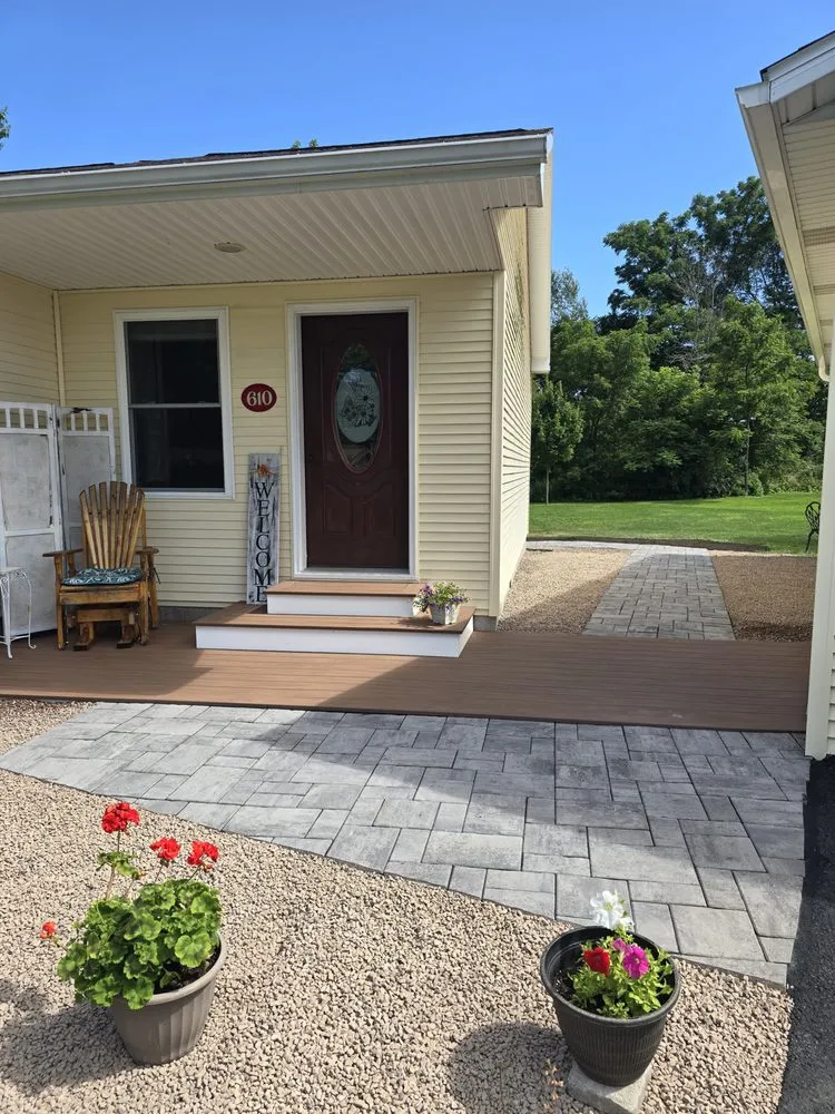 Expert outdoor landscaping in Cape Vincent, NY by Cape Earthworks