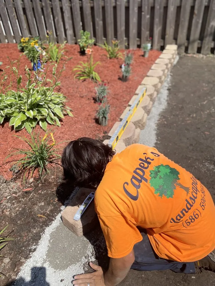Affordable garden landscaping for outdoor upgrades in St Claire Shores, MI by Capek's Landscaping