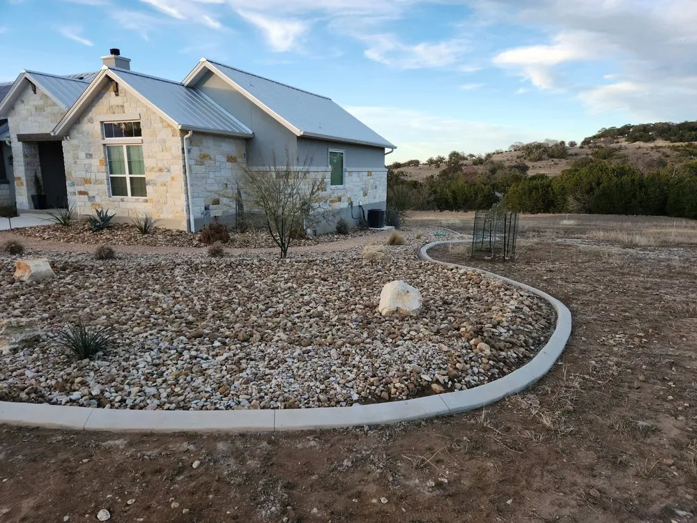 Expert landscape design with custom design in Austin, TX by Capital Curbing