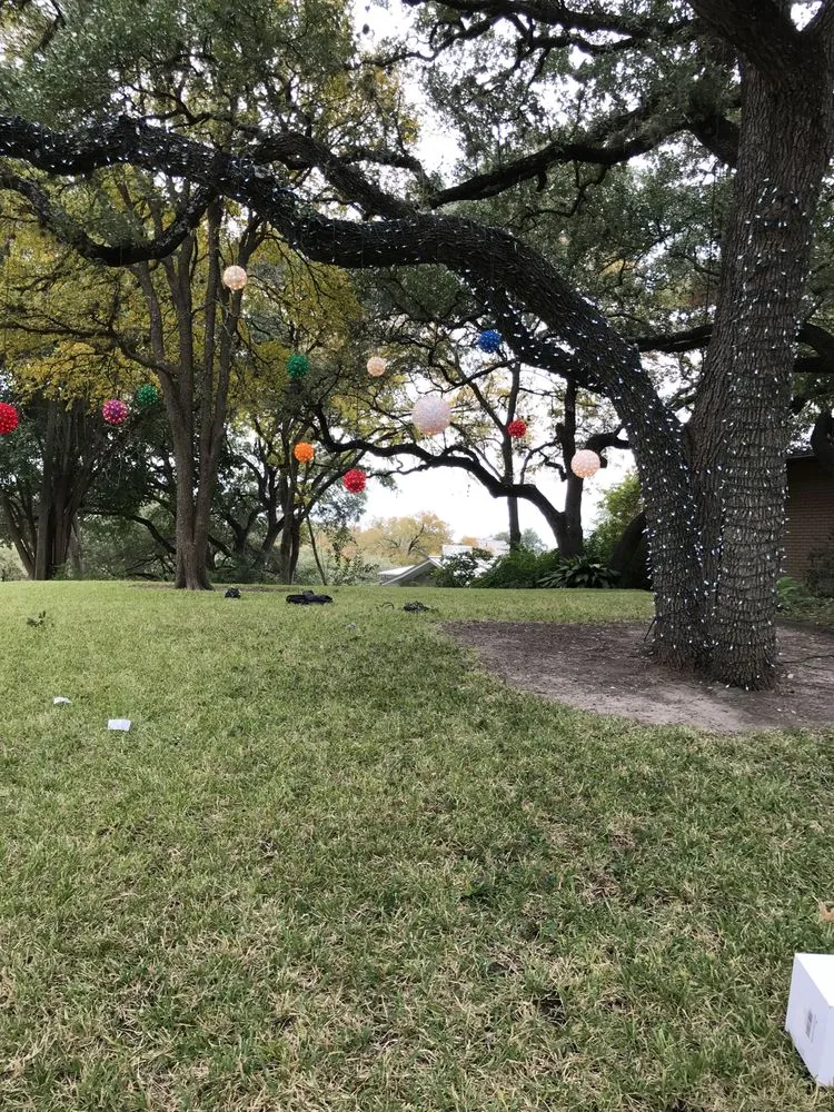 Custom outdoor landscaping with custom design across Leander, TX - capital tree experts