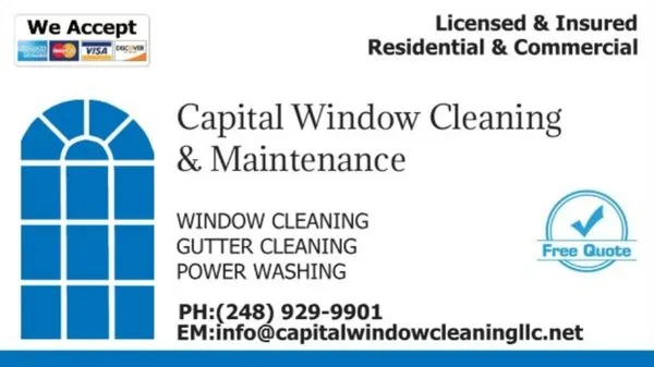 Capital Window Cleaning & Maintenance Logo