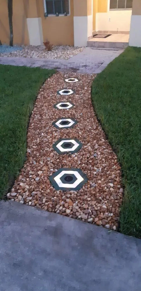 Custom garden landscaping for year-round maintenance across Miami, FL - Capote Landscaping Services Corp