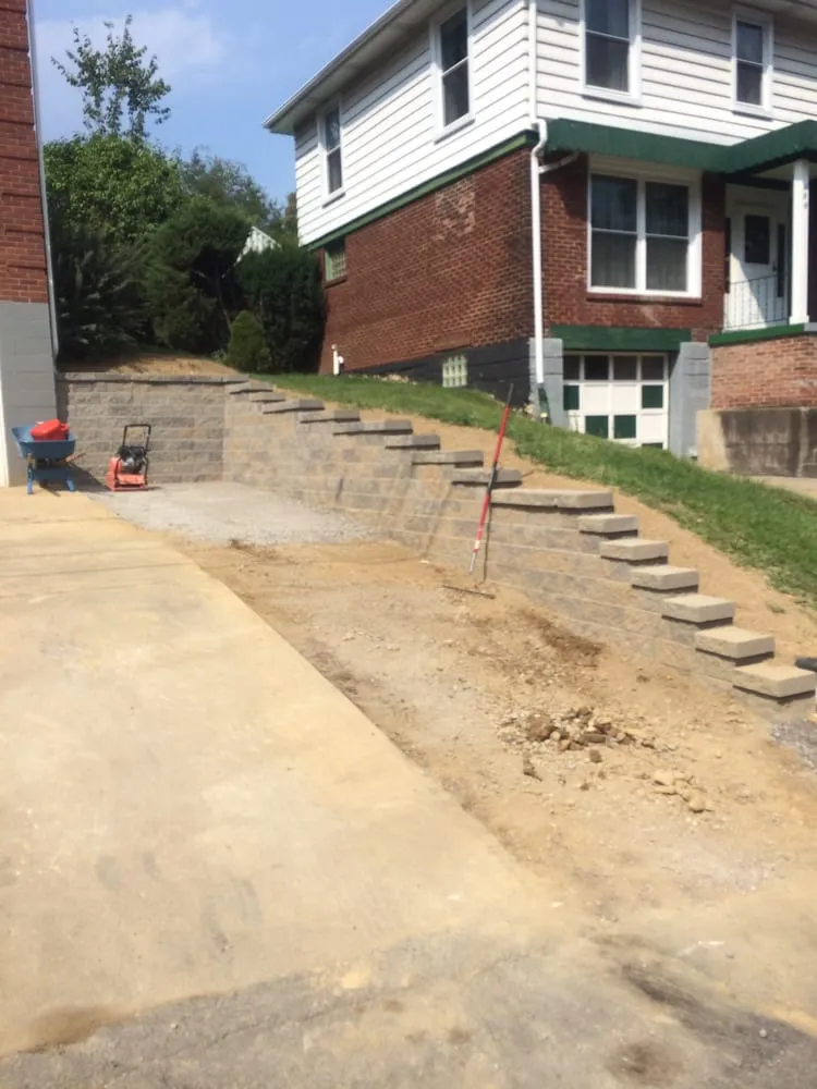 Custom outdoor landscaping in Pittsburgh, PA by Caprino Landscaping & Excavating