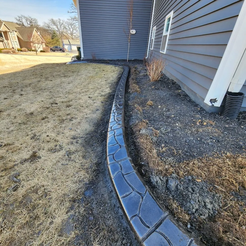 Professional landscaping services in Freeport, IL by Captain Curbing