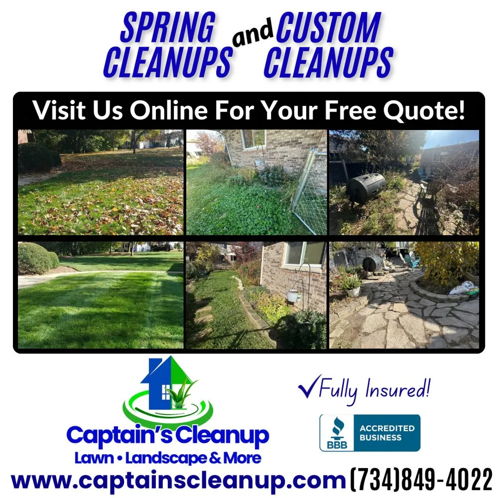 Trusted garden landscaping experts serving Plymouth, MI - Captain's Clean Up