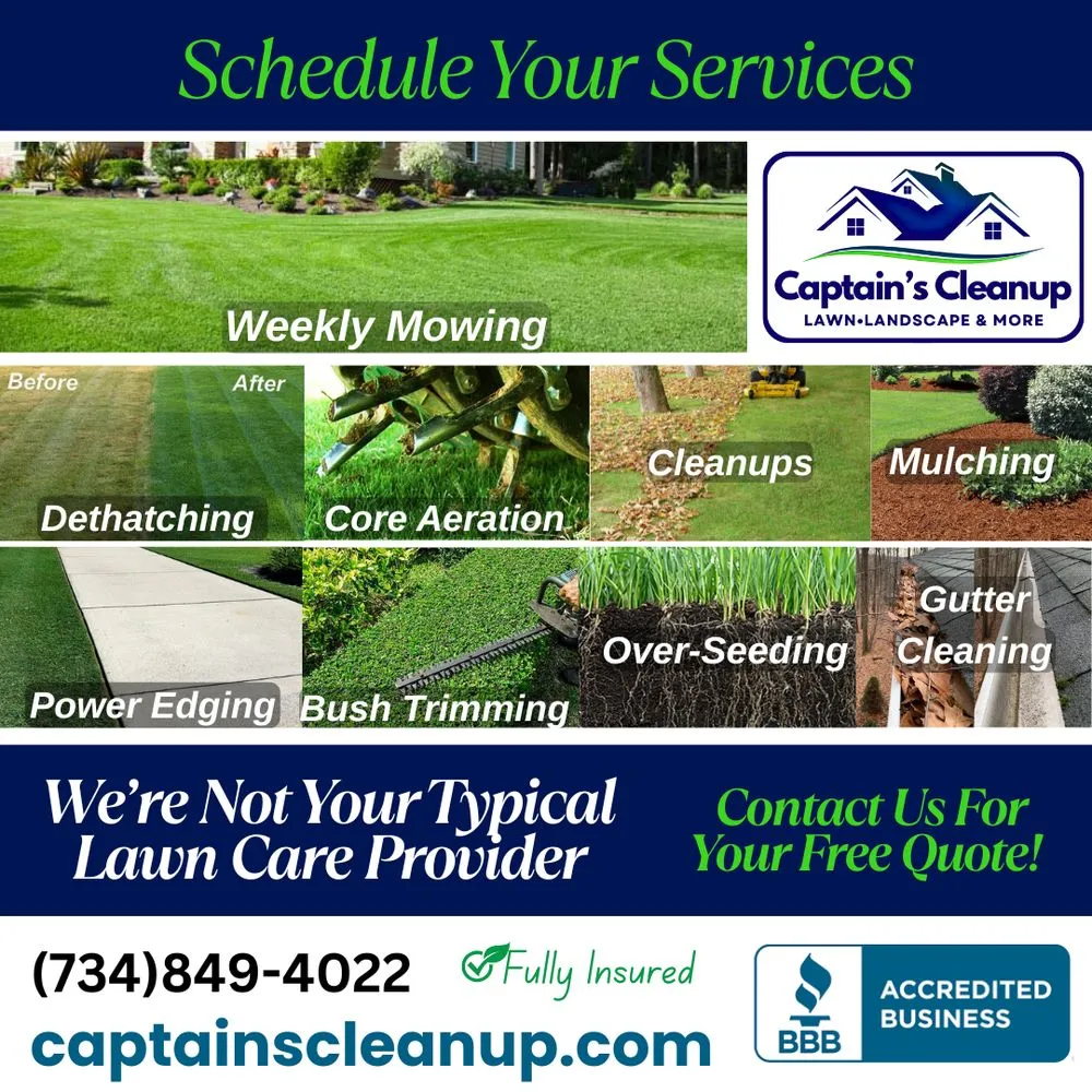 Affordable yard cleanup service in Plymouth, MI - Captain's Clean Up