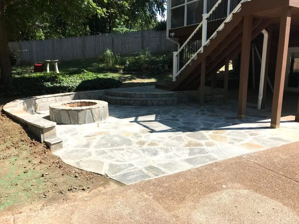 Custom landscape installation in Nashville, TN - Cardenas Hard Landscaping Services