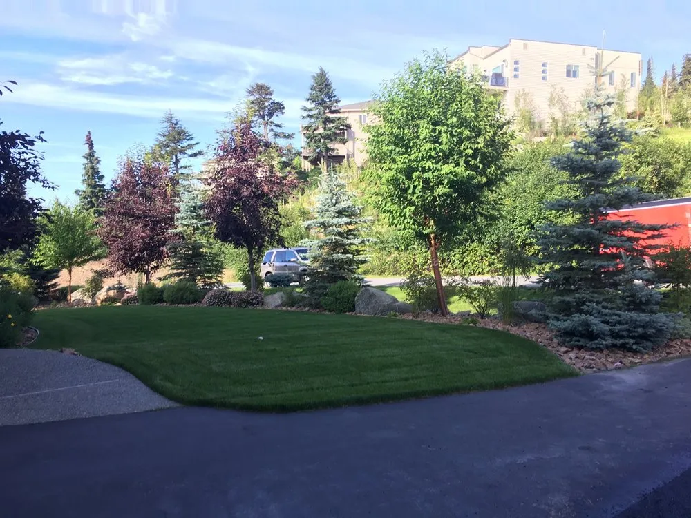 Custom residential landscaping in Anchorage, AK by Cardenas Landscaping Service