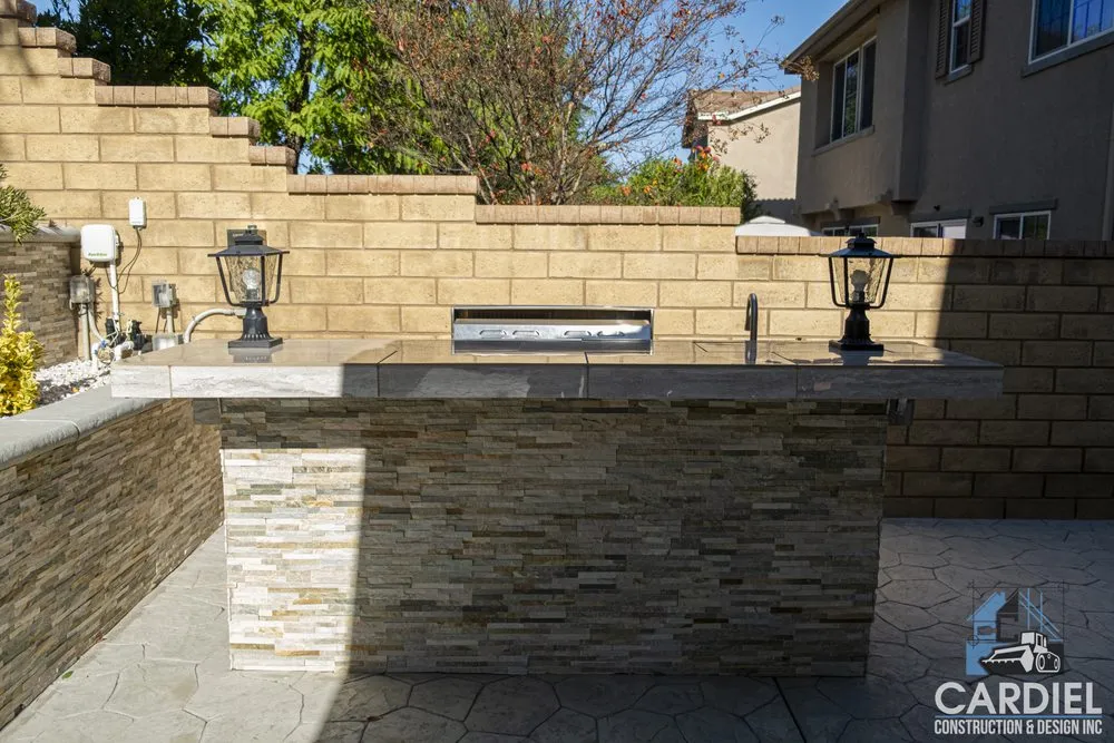 Custom outdoor landscaping in Los Angeles, CA by Cardiel Construction & Design