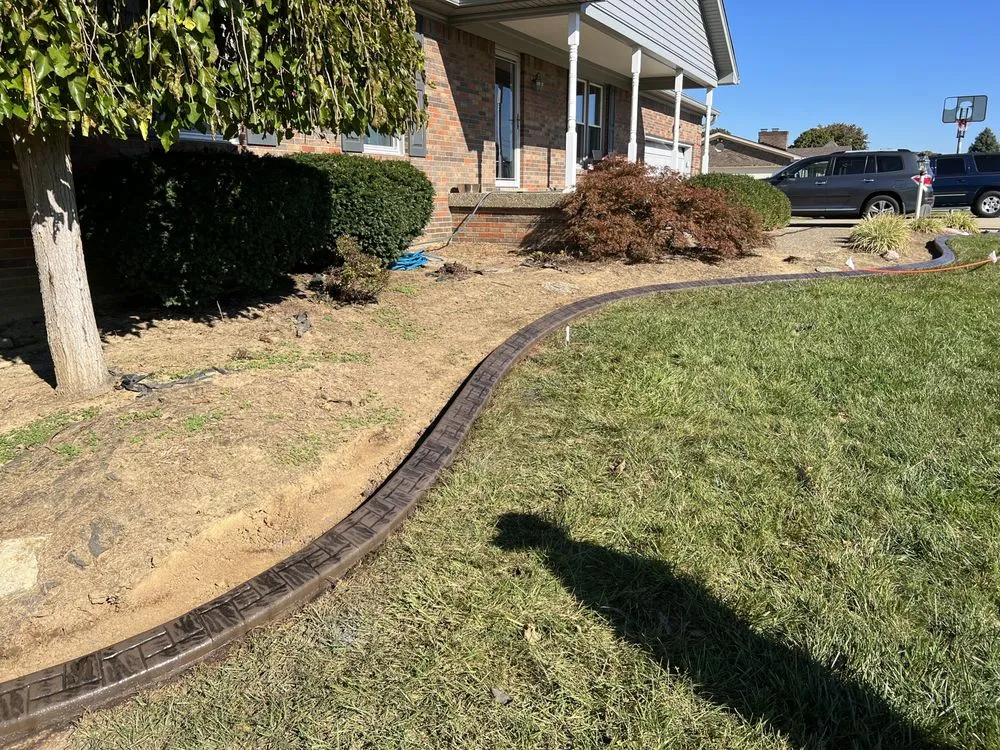 Trusted garden landscaping for homes in Taylorsville, KY by Cardinal Curbing