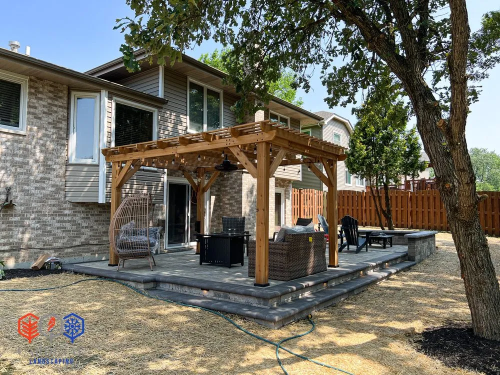 Local landscape installation for residential properties in Lansing, IL by Cardinal Landscape Associates