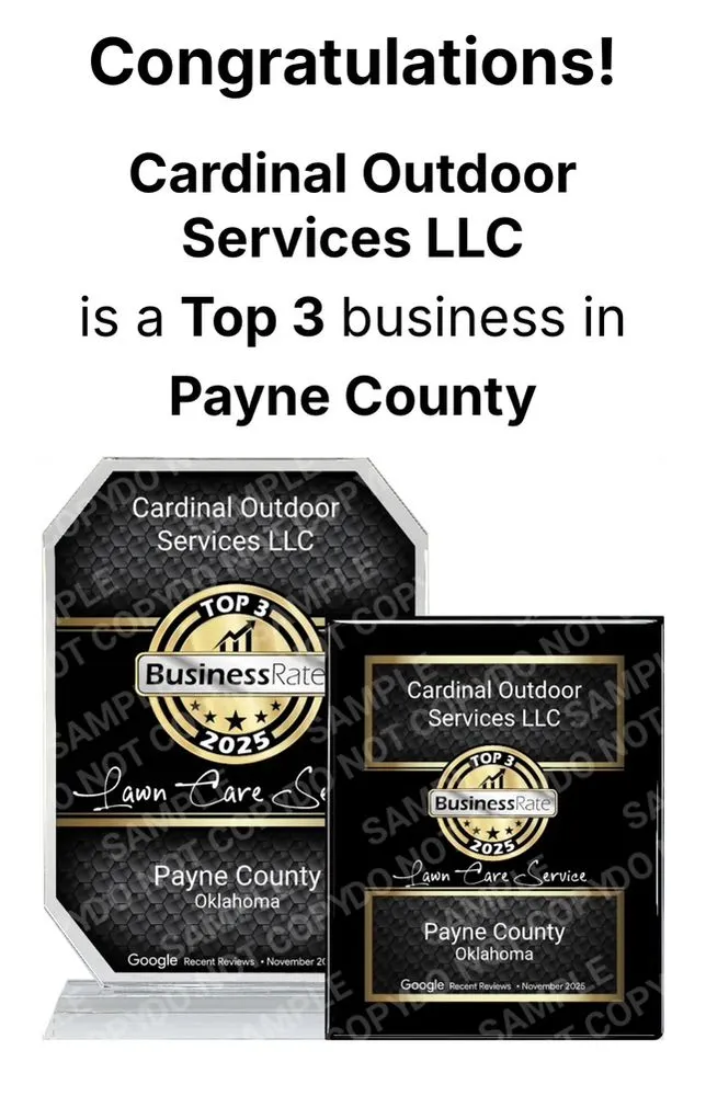 Expert landscaping services in Cushing, OK by Cardinal Outdoor Services