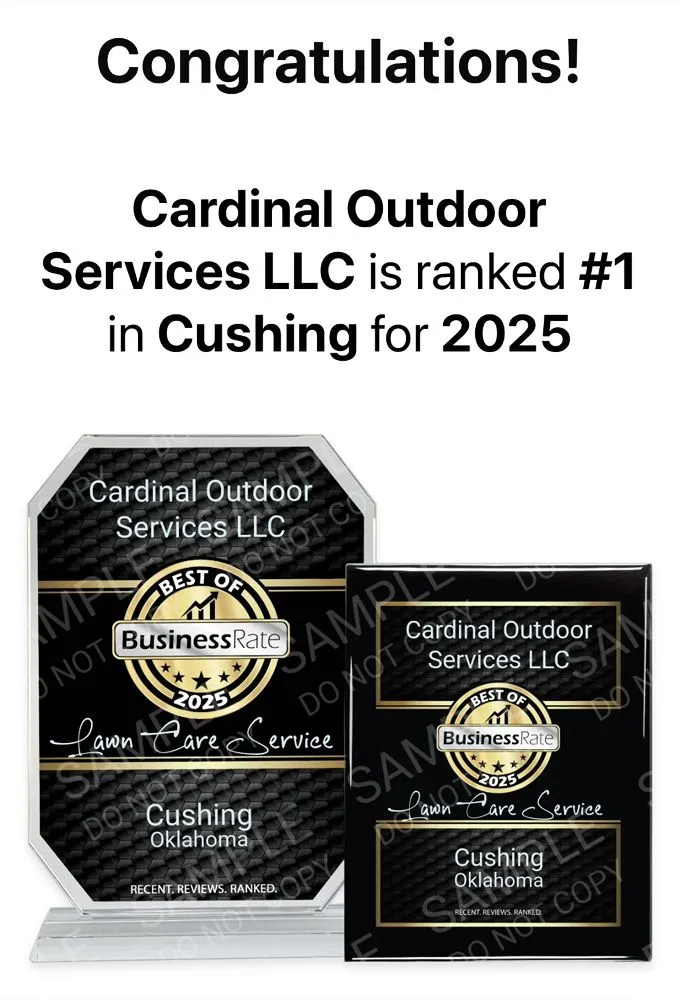 Expert residential landscaping in Cushing, OK by Cardinal Outdoor Services