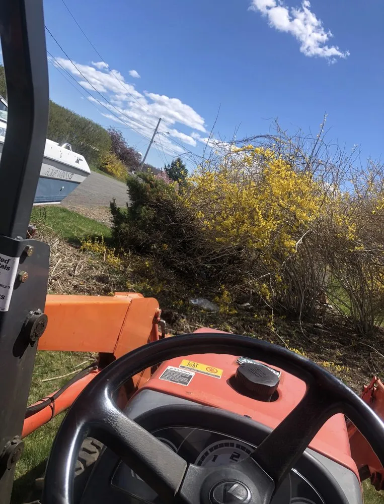 Custom landscape installation in Merrimac, MA by Cardone Landscape And Trucking