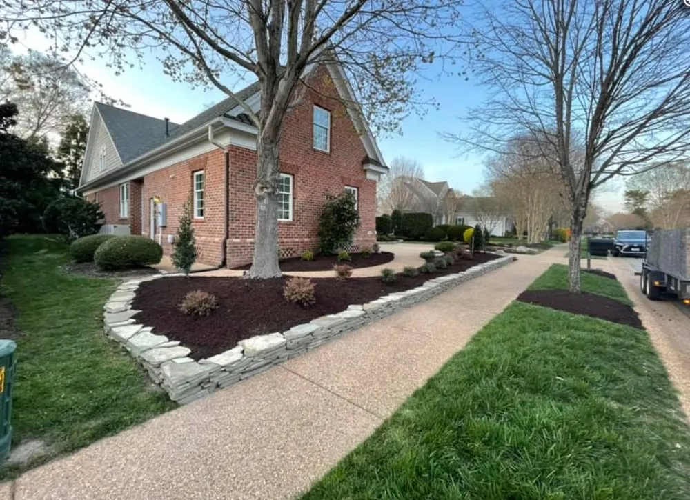 Expert residential landscaping for homes in Newport News, VA by Cardoso Landscapes