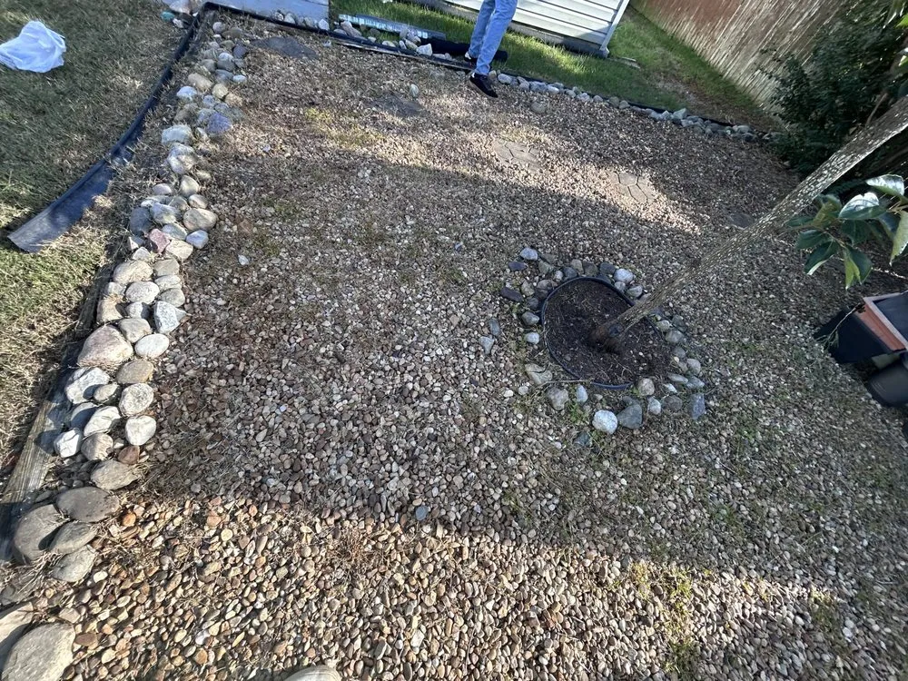 Custom outdoor landscaping for homes in Virginia Beach, VA by Caress Family Landscape