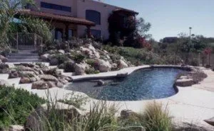 Affordable landscape installation with custom design across Tucson, AZ - Carl Ragel's Natural Pools & Gardens