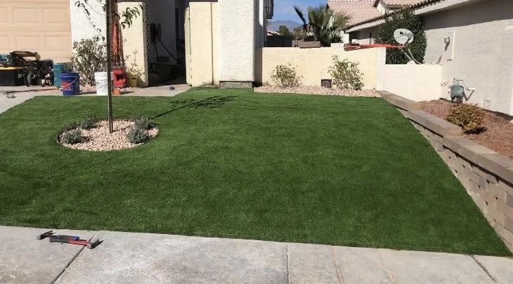 Custom lawn mowing service in Las Vegas, NV by Carlitos Way Landscape