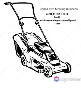 Carlo Lawn Mowing Business Logo