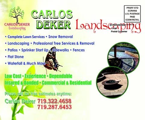 Carlos Deker Landscaping Logo