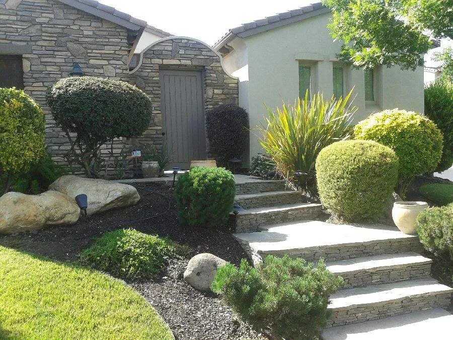 Custom outdoor landscaping for homes in Orangevale, CA by Carlos Landscaping Services