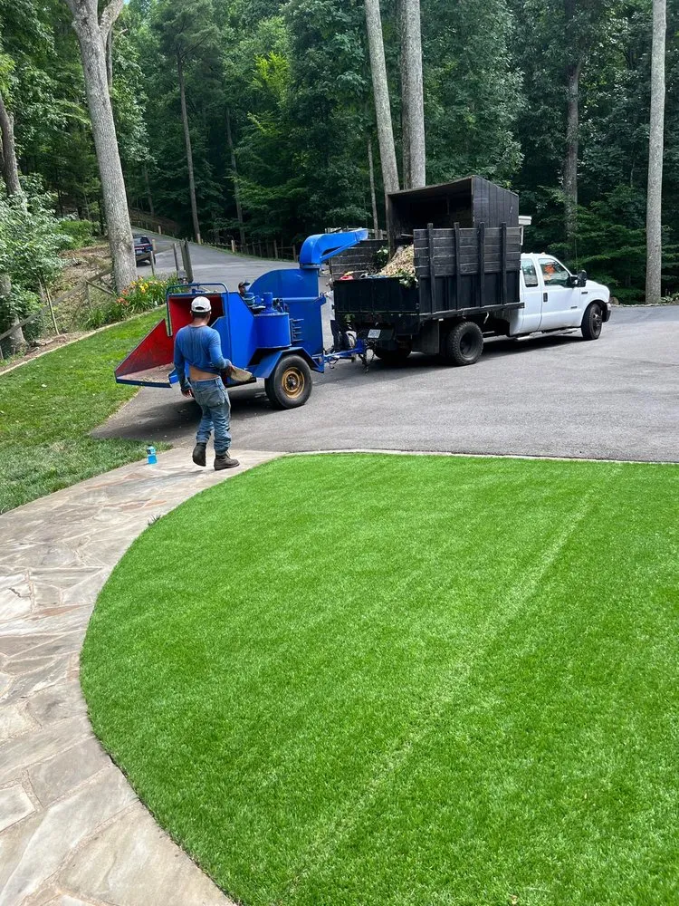 Custom outdoor landscaping for residential properties across Locust Grove, VA - Carlos Tree Service