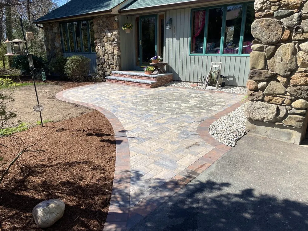 Local landscape installation in Bolton, CT - Carlson Crafted