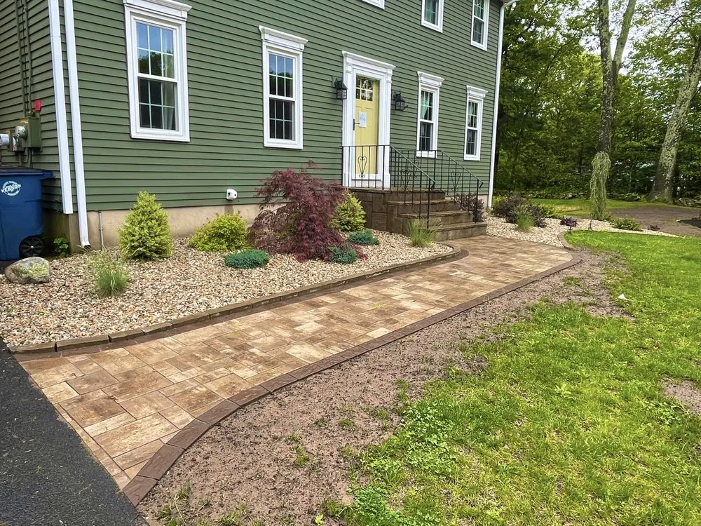 Professional garden landscaping for homes across Bolton, CT - Carlson Crafted
