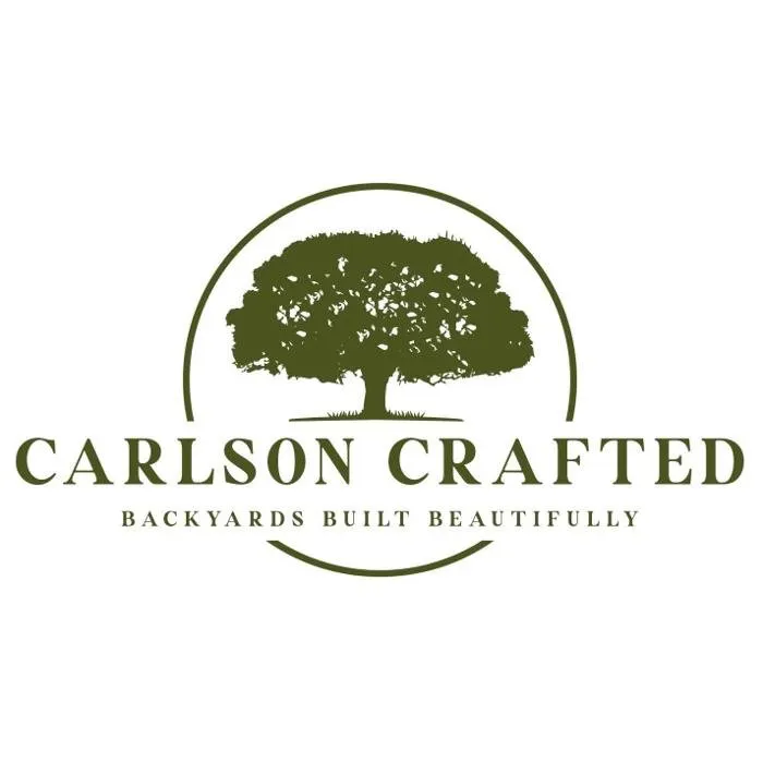 Custom garden landscaping with custom design in Bolton, CT by Carlson Crafted