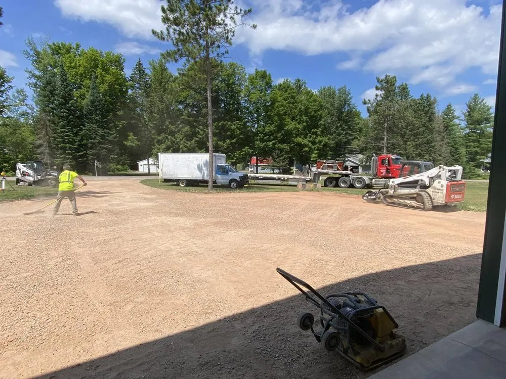 Affordable landscape installation in Peshtigo, WI - Carlson Earthwork and Construction