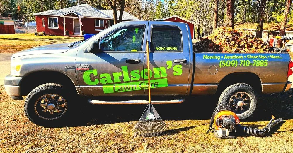Local lawn care service for year-round maintenance in Spokane, WA by Carlson Lawn Care