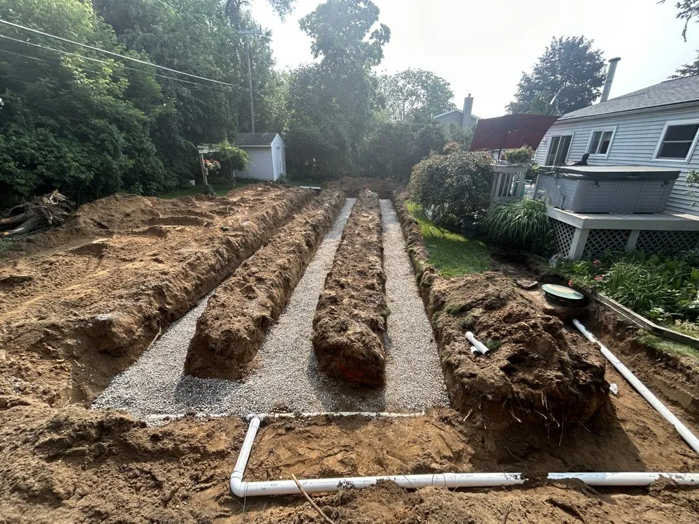 Custom landscape installation in Fenton, MI by Carlson Outdoor Services