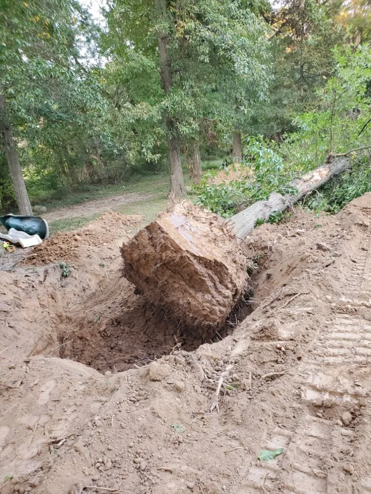 Custom garden landscaping for residential properties in Holden, MO by Carlton Dirt Work