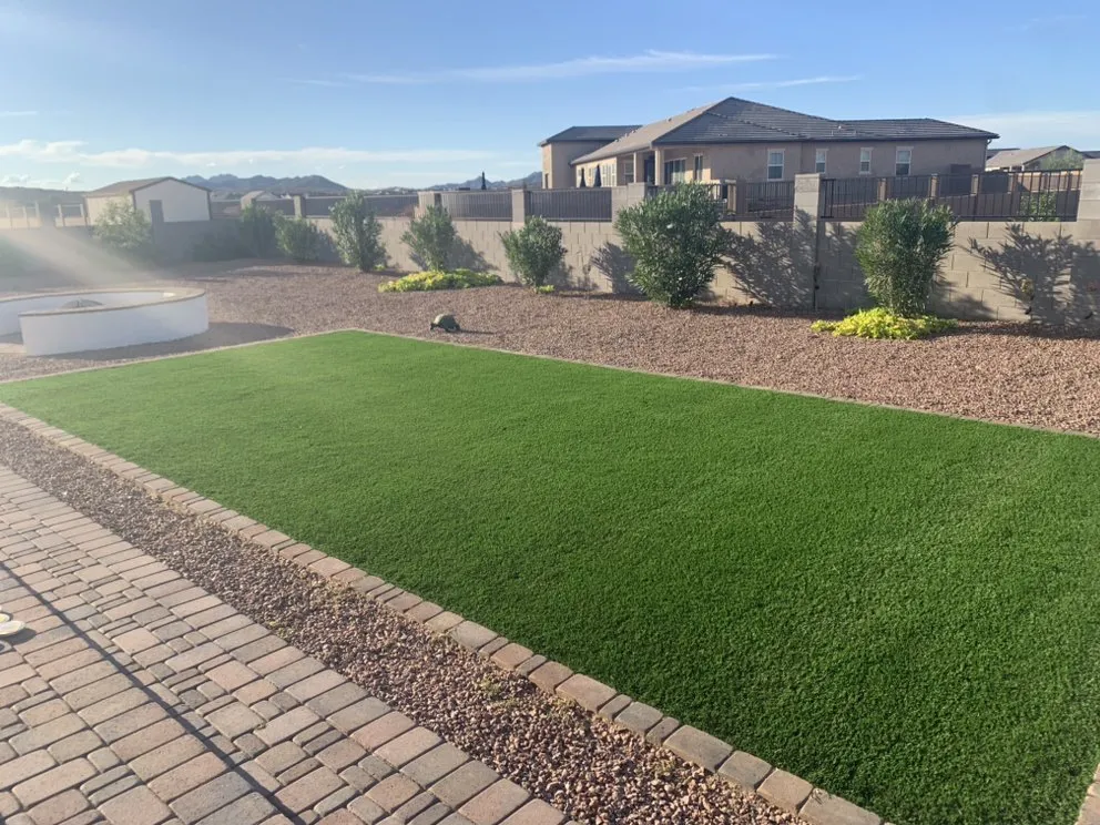 Custom outdoor landscaping near you in Coolidge, AZ by Carmona Landscaping