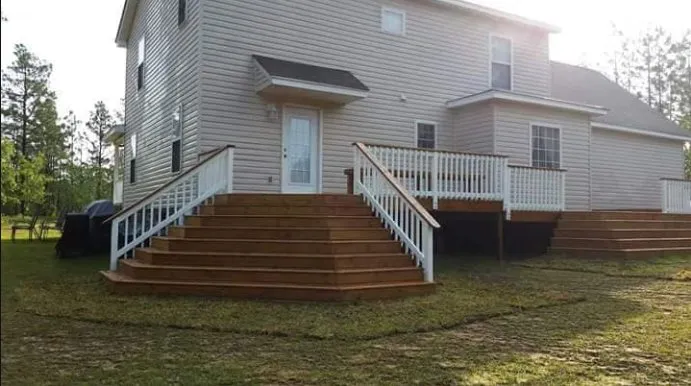 Custom garden landscaping in Gilbert, SC by Carolina Country Lawn And Deck
