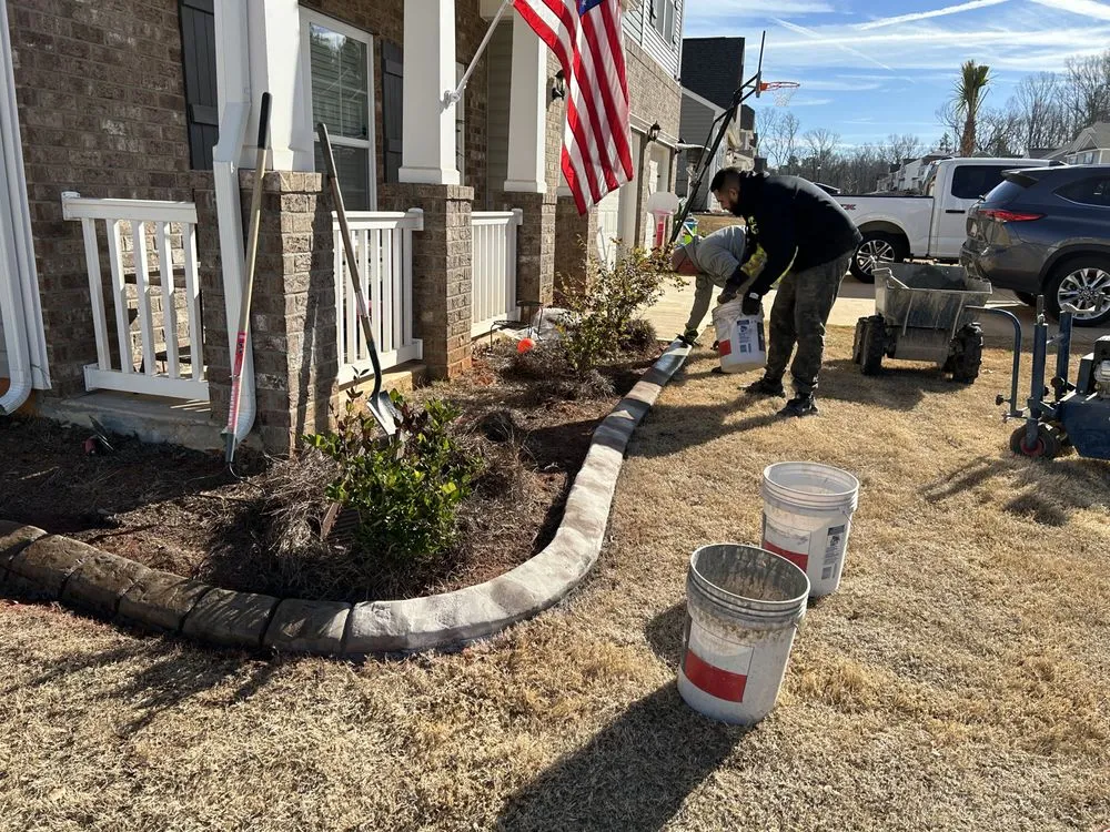 Professional landscape installation for year-round maintenance across Columbia, SC - Carolina Curb Pros