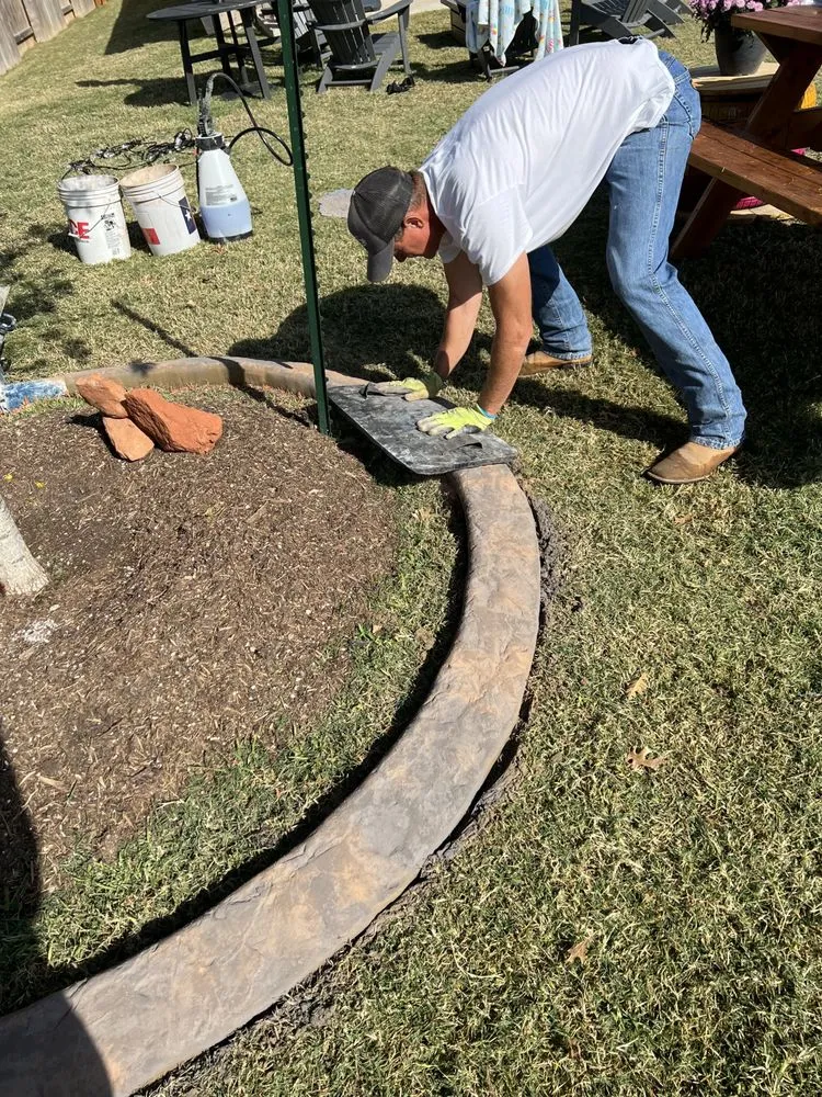 Affordable landscape installation in Columbia, SC by Carolina Curb Pros