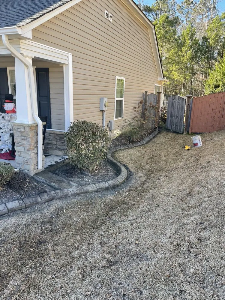 Affordable landscape installation for residential properties in Columbia, SC by Carolina Curb Pros