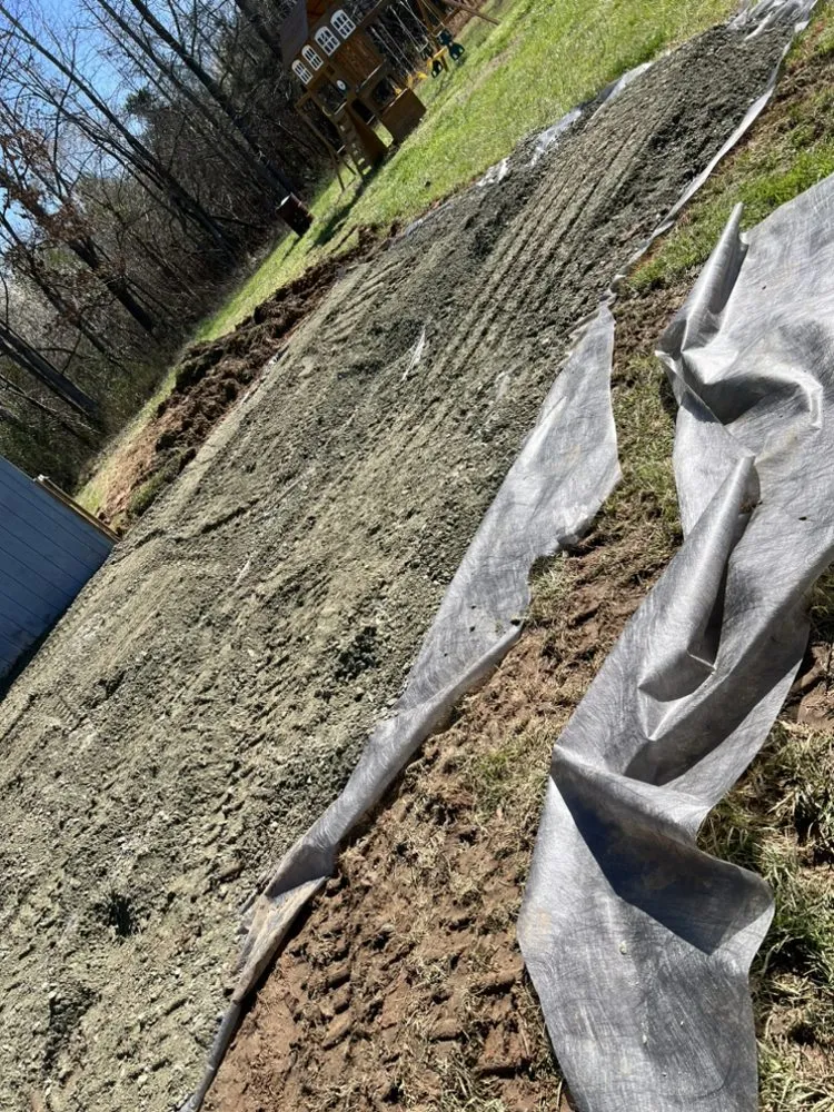 Custom landscape installation for beautiful yards in Bahama, NC by Carolina Custom Hardscapes