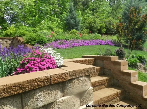 Trusted lawn mowing service with custom design in Durham, NC by Carolina Garden Company