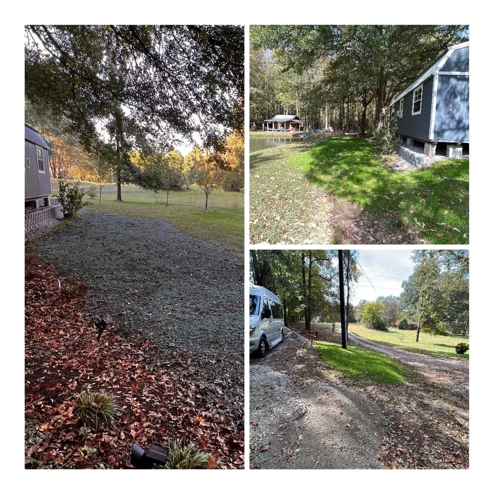 Expert yard cleanup service with custom design in Anderson, SC by Carolina Grade
