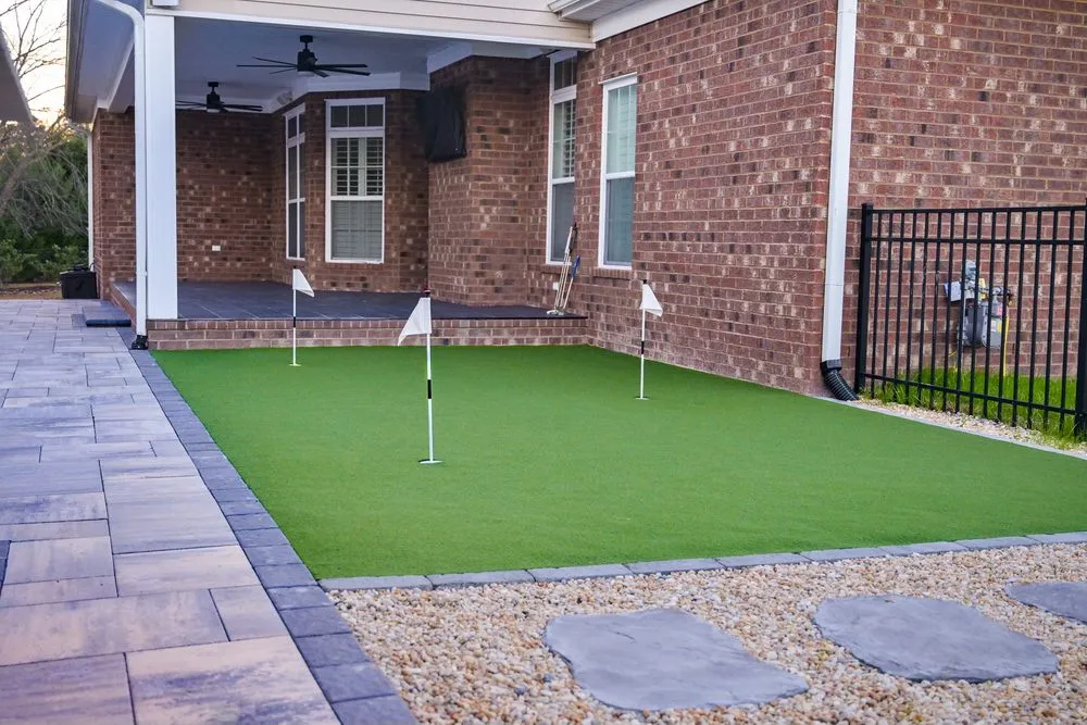 Reliable yard cleanup service for beautiful yards across Greenville, NC - Carolina Hardscapes and Pools