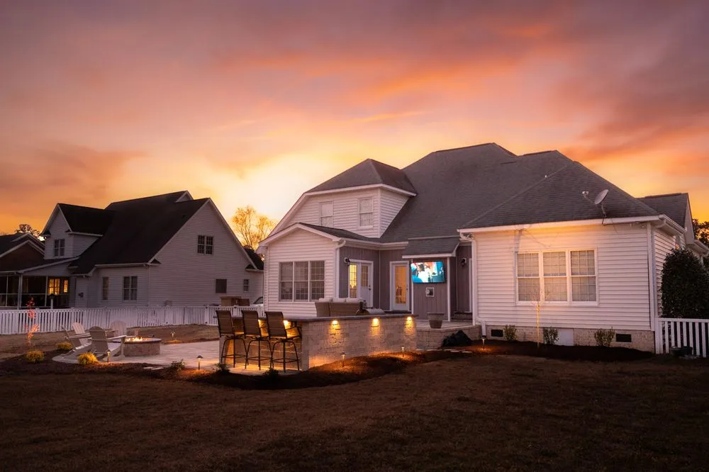 Affordable yard maintenance for beautiful yards in Greenville, NC by Carolina Hardscapes and Pools