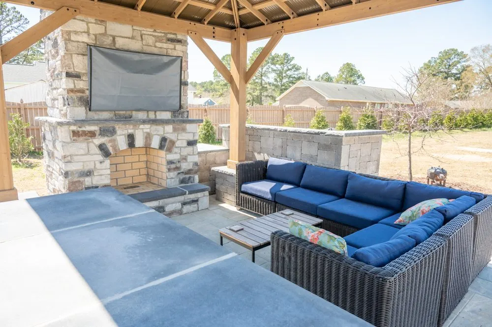 Reliable lawn care service for residential properties in Greenville, NC by Carolina Hardscapes and Pools