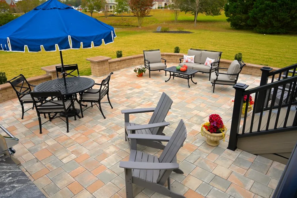 Top-rated landscape installation with custom design across Greenville, NC - Carolina Hardscapes and Pools