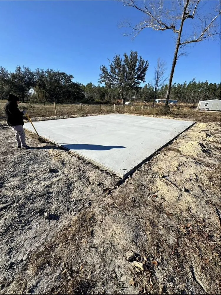 Custom yard cleanup service near you in Fayetteville, NC by Carolina landscap hard scape concrete