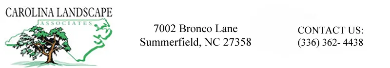 Professional landscape installation in Summerfield, NC by Carolina Landscape Associates