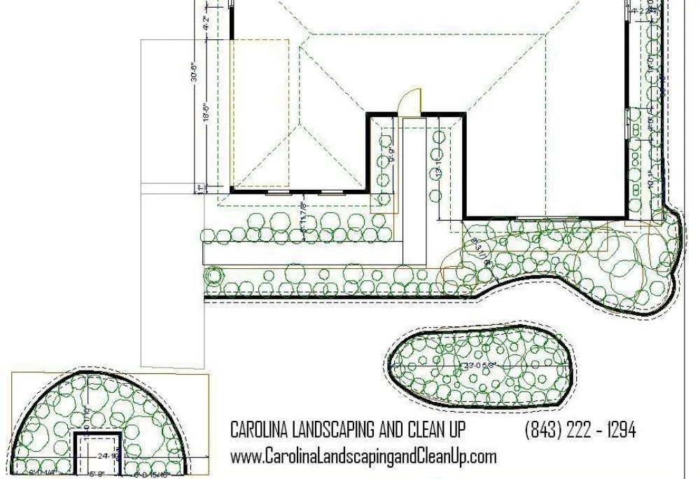 Affordable outdoor landscaping for year-round maintenance in North Myrtle Beach, SC by carolina landscaping and clean up