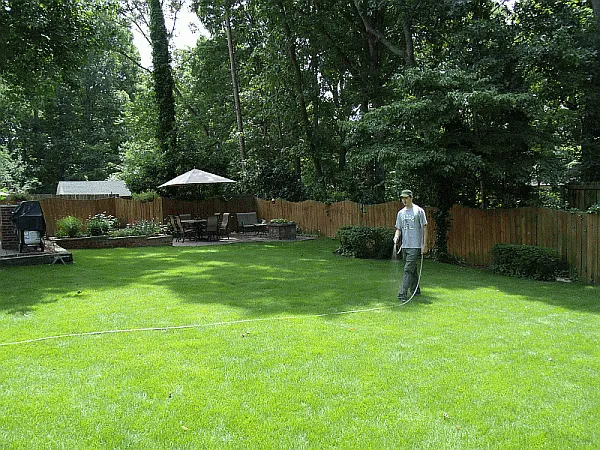 Expert residential landscaping for beautiful yards in Cary, NC by Carolina Organic Lawns